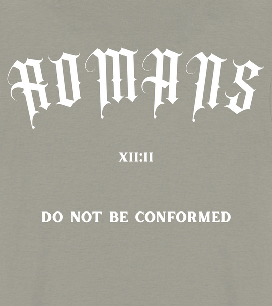 Romans 12:2 T-shirt - Almond