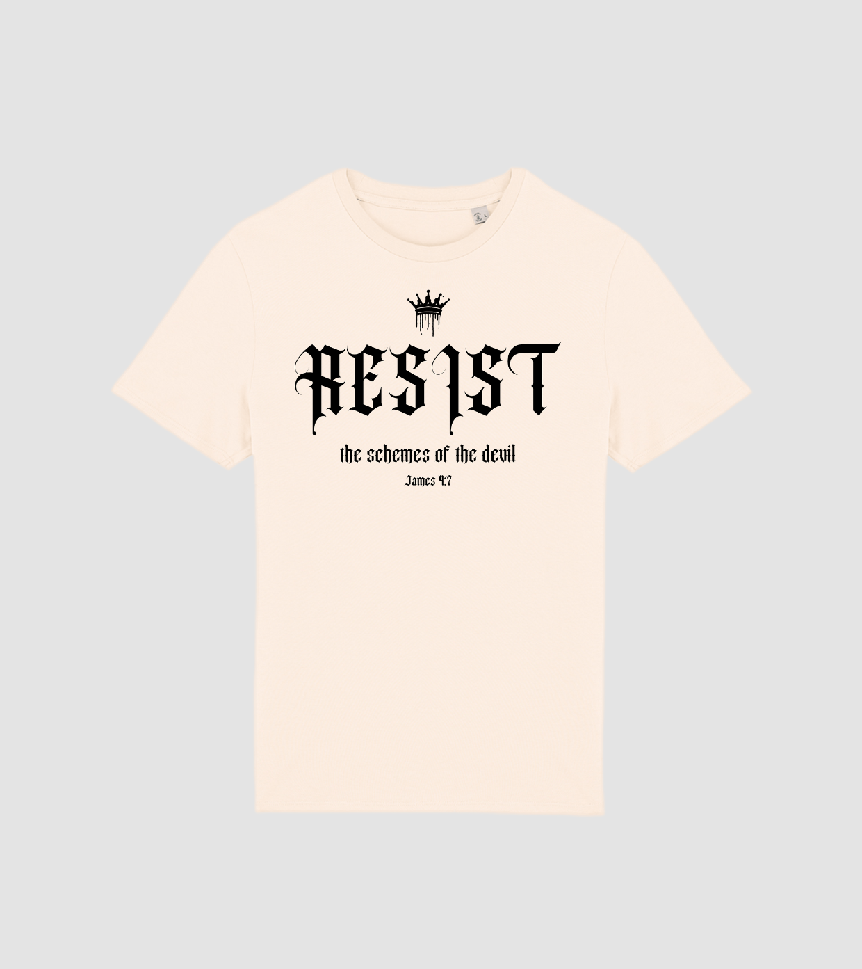 Resist Evil T-shirt - Ivory