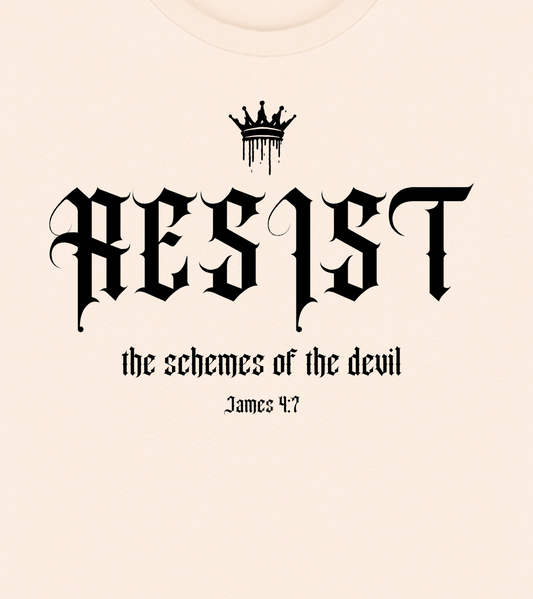 Resist Evil T-shirt  - Ivory