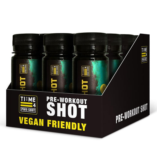 TIME 4 PRE-WORKOUT SHOTS X 12