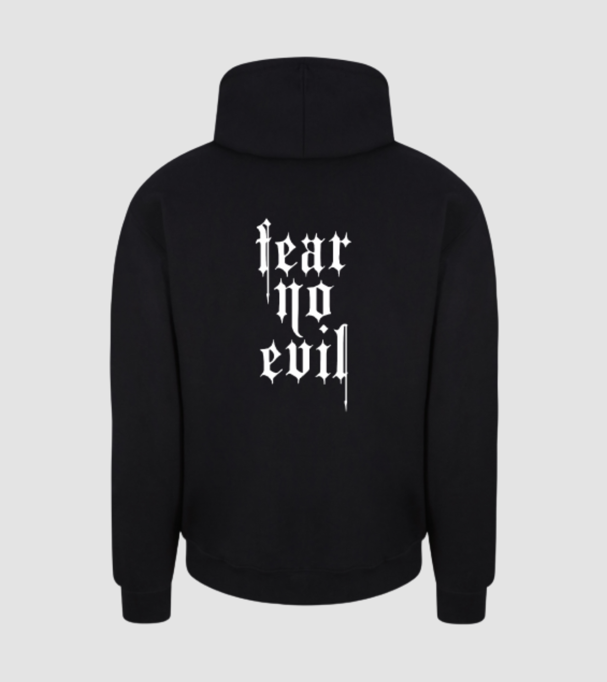 Black Printed Hoodies