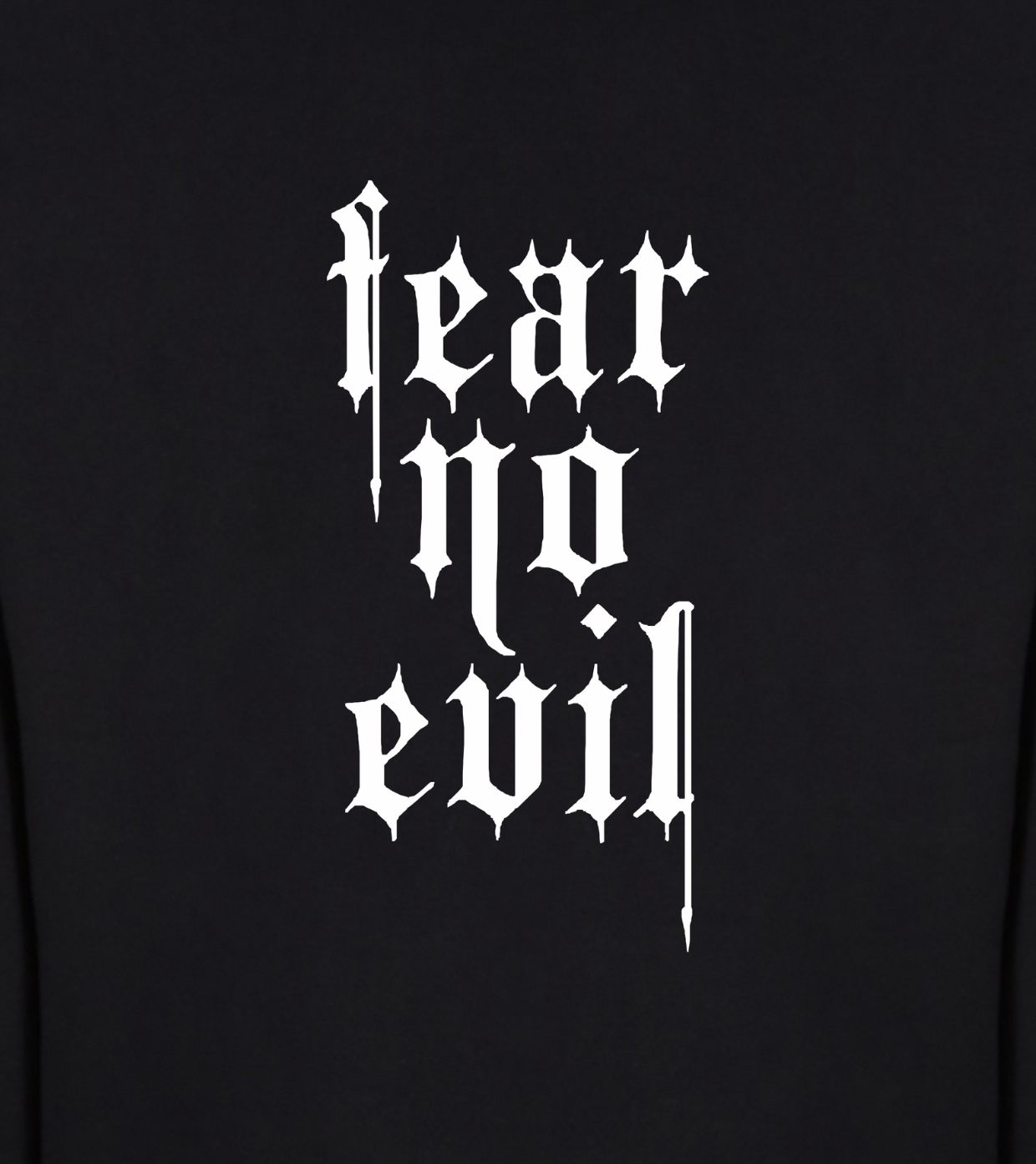 Black Printed Hoodies