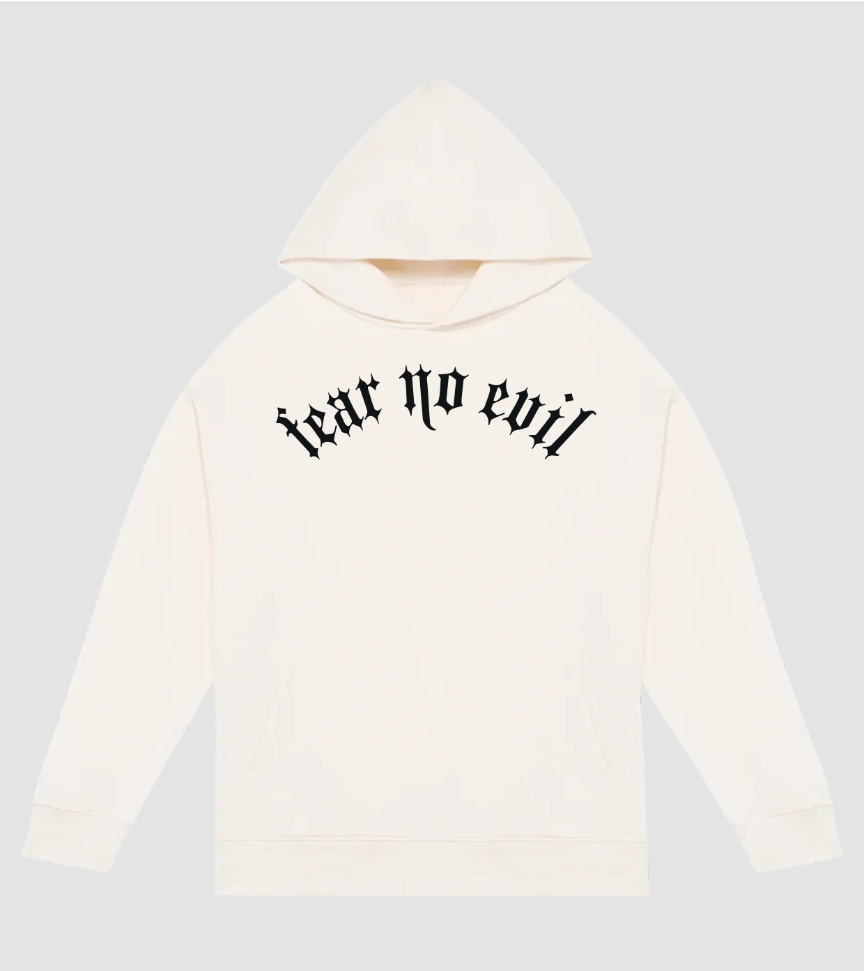 Fear No Evil Hoodie - Ivory