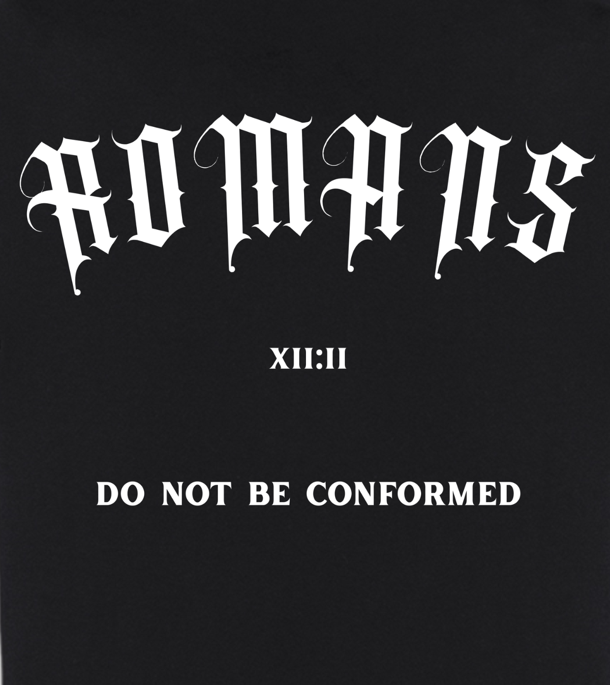 Romans 12:2 - Black