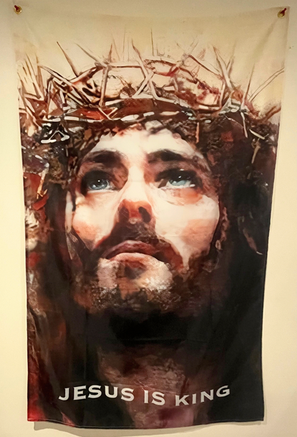 Jesus is King flag 3ft x 5ft