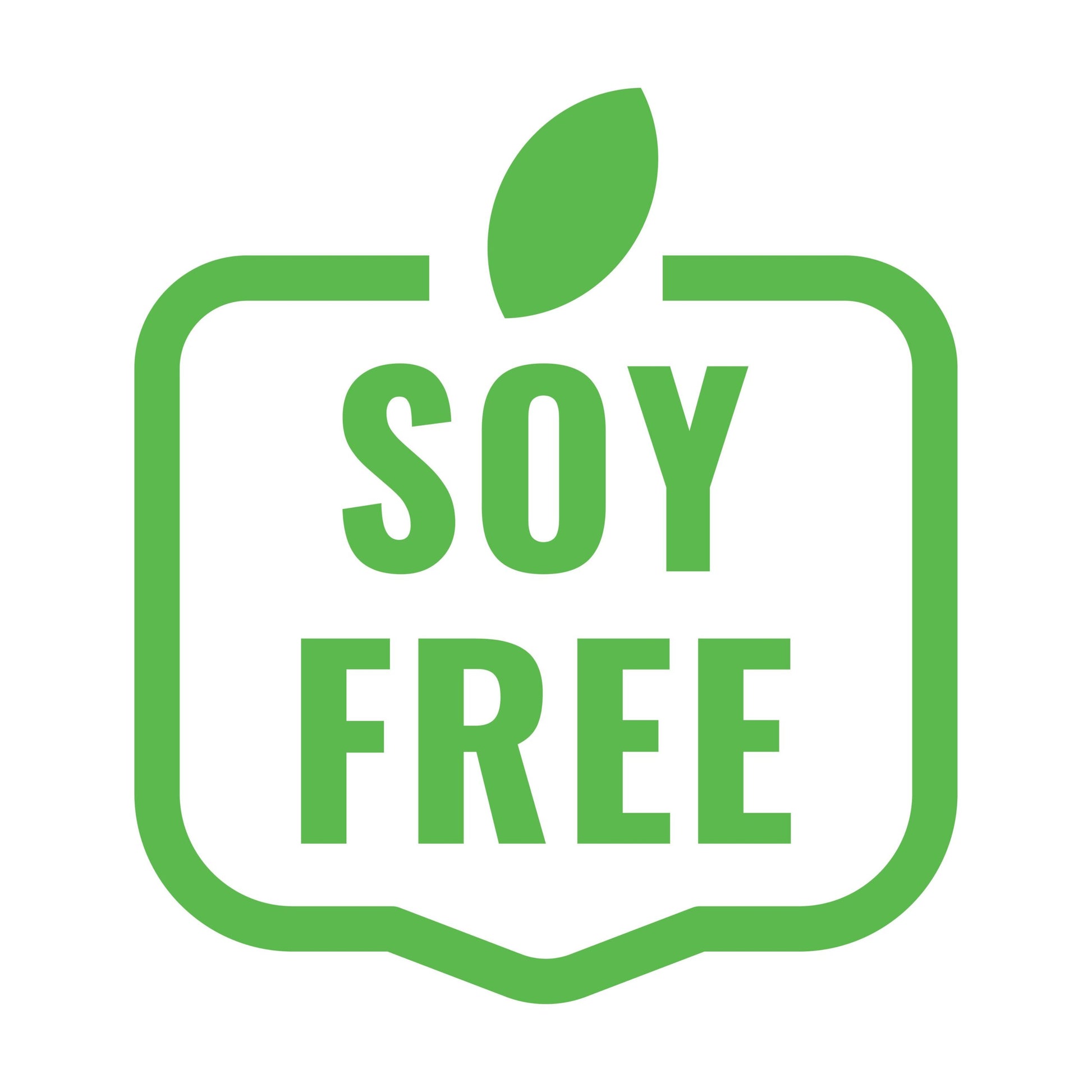 Soy free logo