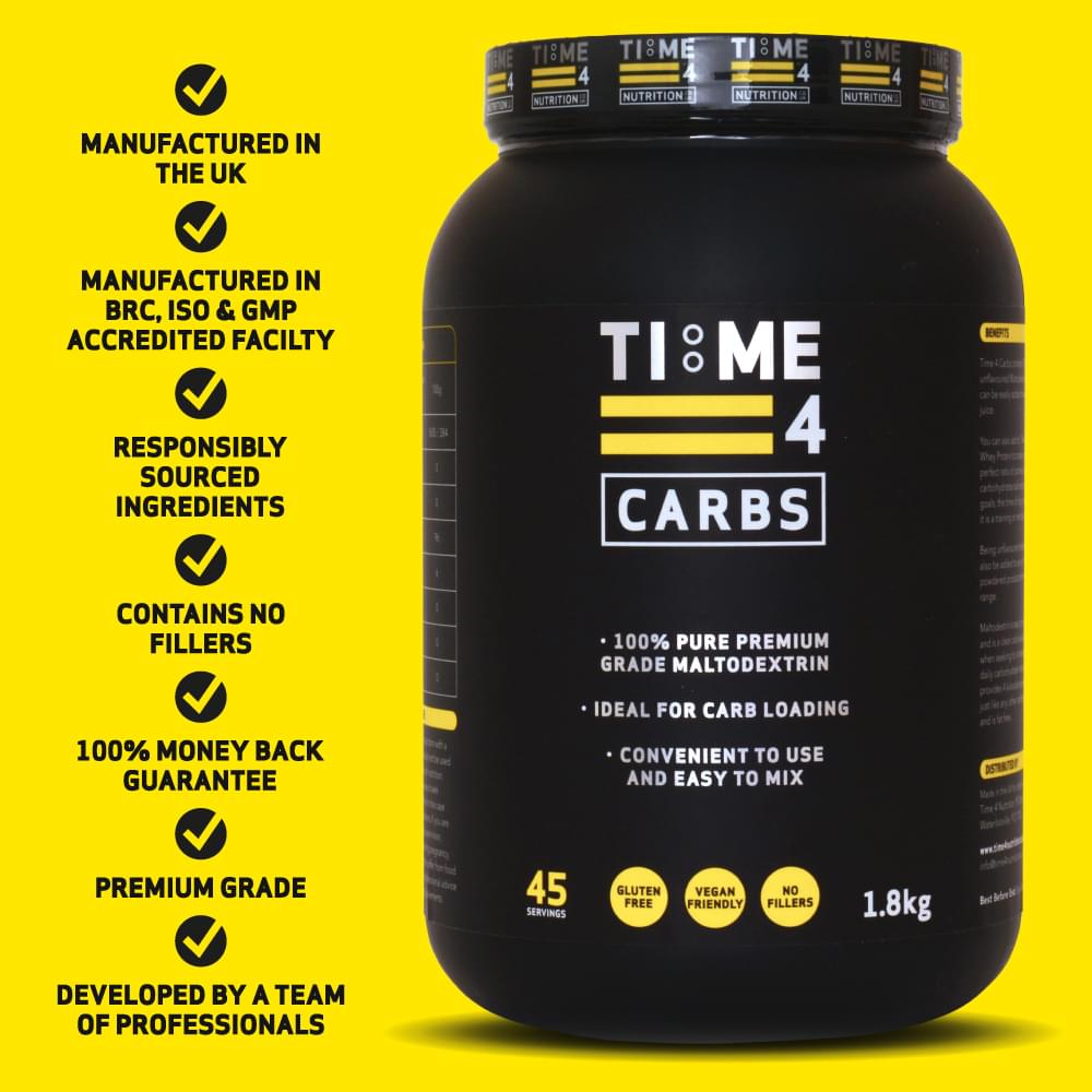 BENEFITS OF CARBS TIME 4 NUTRITION