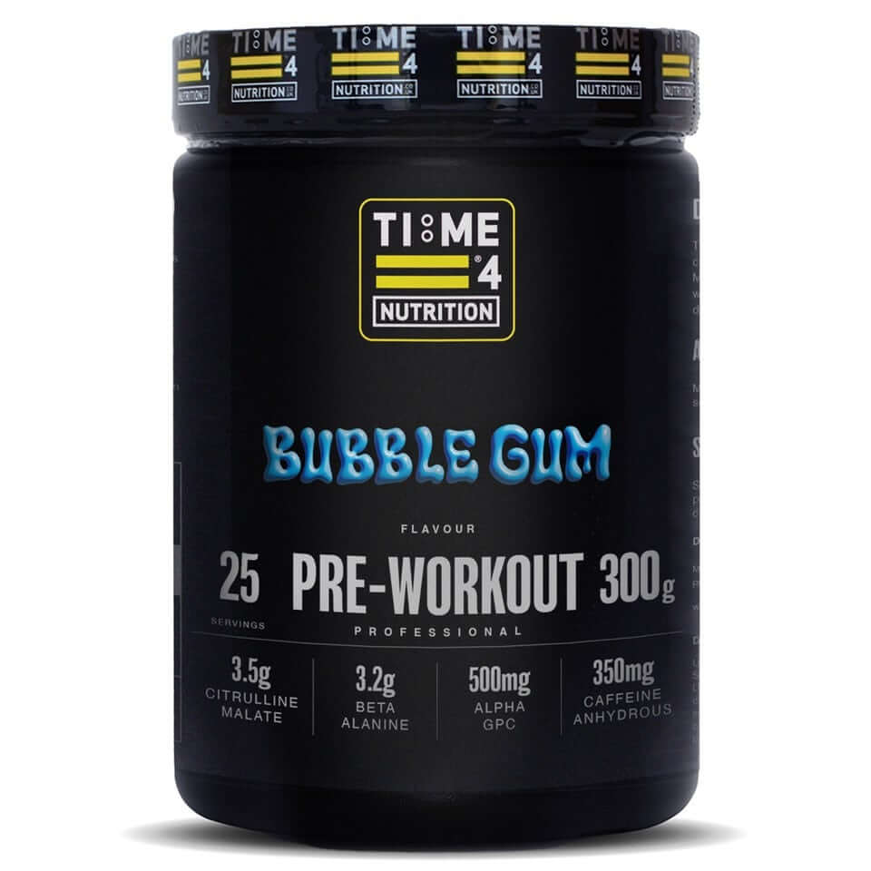 TIME 4 NUTRITION BUBBLE GUM PRE-WORKOUT 300g